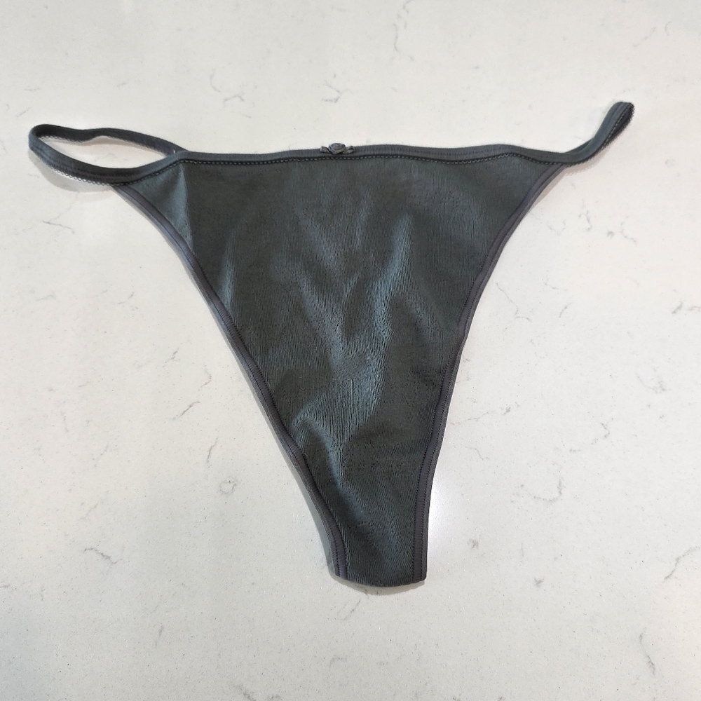 NWOT SKIMS Logo Pointelle T String Thong/2X